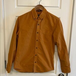 Men's J. Crew Orange Button-Up Shirt